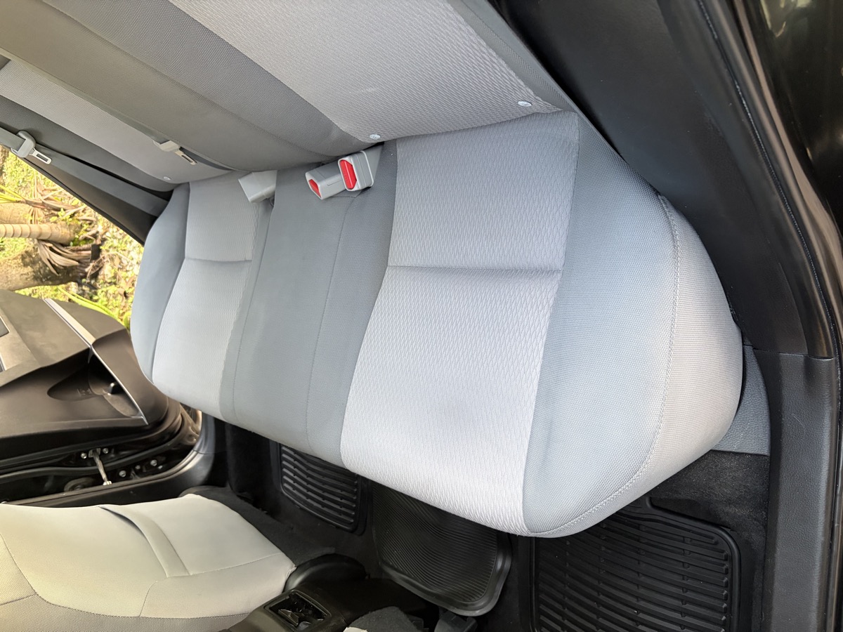 After rear seat stain removal Hialeah