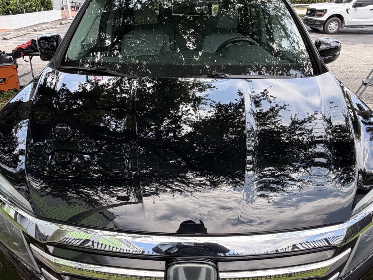After paint correction mobile detailing Hialeah FL