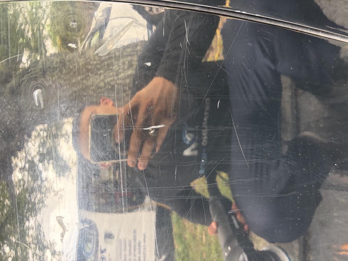 Before paint correction mobile detailing Coral Gables FL