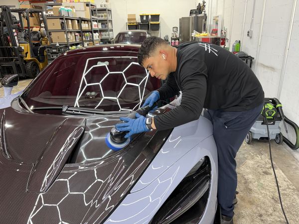 McLaren paint correction and ceramic coating Miami