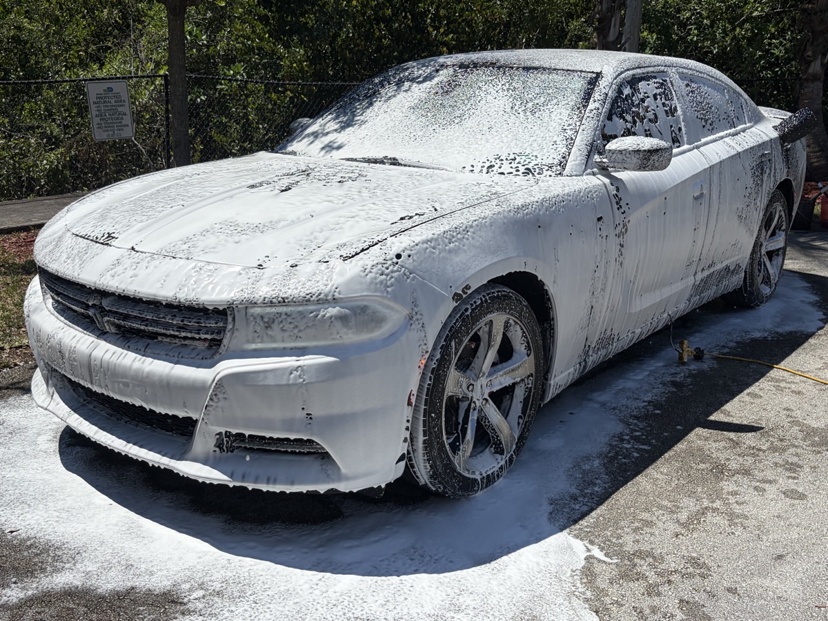 Professional mobile detailing wash