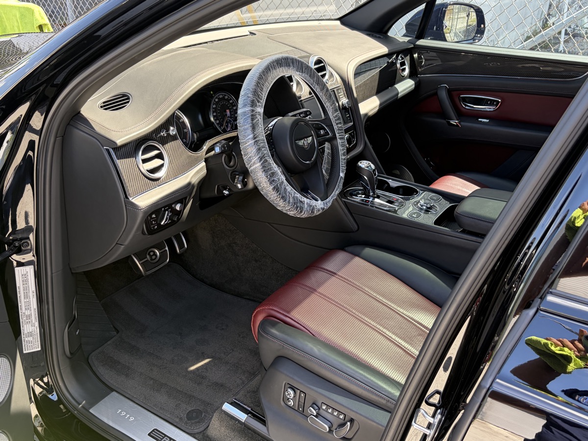 Bentley interior detailing Miami